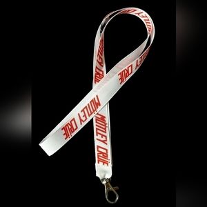 Red Motley Crue Rock Band MUSIC Keychain Keyholder Id Badge Lanyard